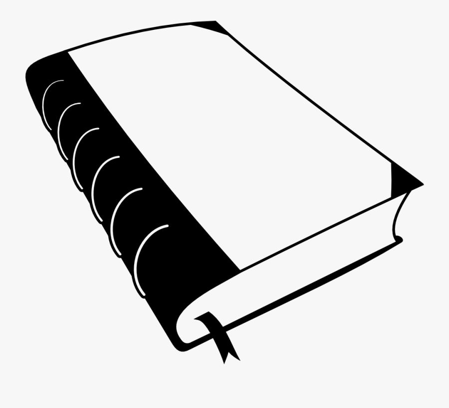 Open Book Clipart Black And W - Book Clipart Black And White, Transparent Clipart