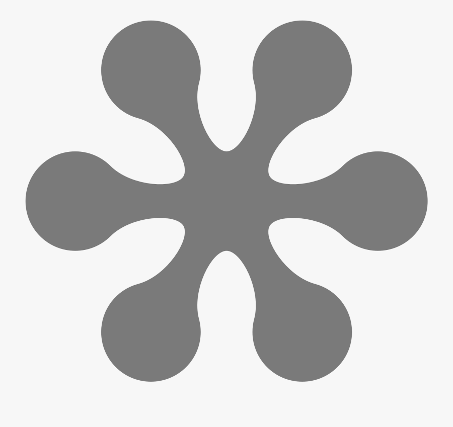 Grey Sun Cliparts - Hippie Flower Transparent Background, Transparent Clipart
