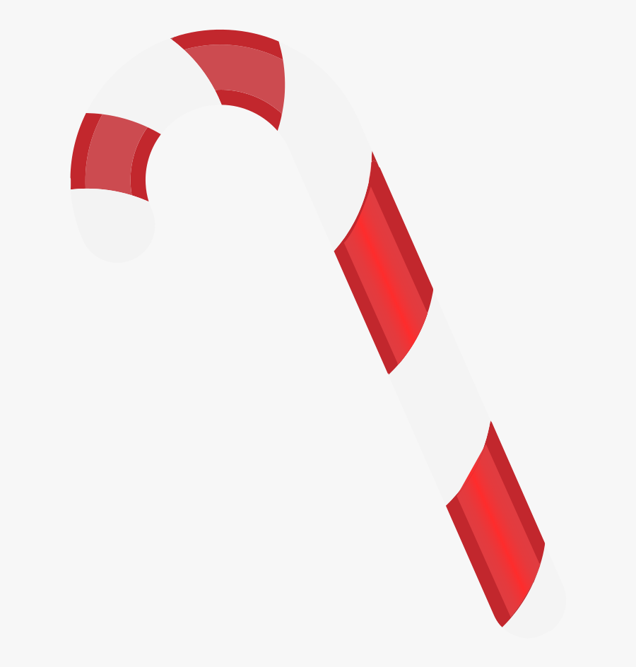 Red,candy Cane,candy Cane Christmas - Bengala Doce Png, Transparent Clipart