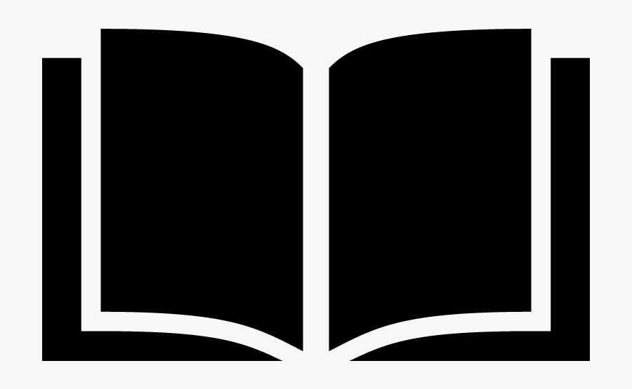 Transparent Open Books Clipart - Transparent Silhouette Of A Book, Transparent Clipart