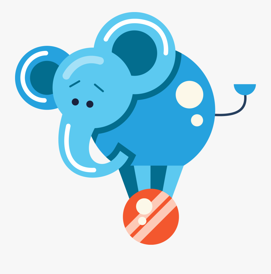Circus Elephant Clip Art - Circus, Transparent Clipart