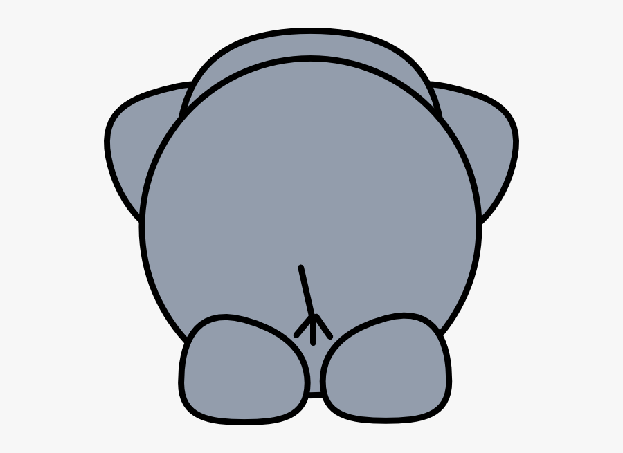Cartoon Of An Elephant, Transparent Clipart
