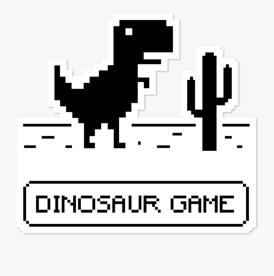 Clip Art Dinossauro Do Google - Pixelated Dinosaur, Transparent Clipart