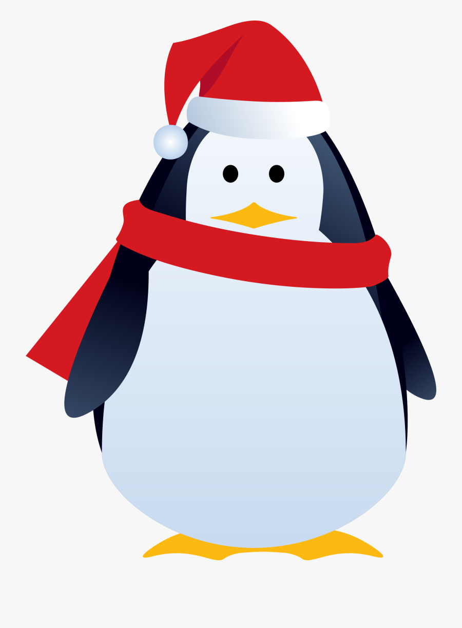 Christmas Clipart Penguin, Transparent Clipart