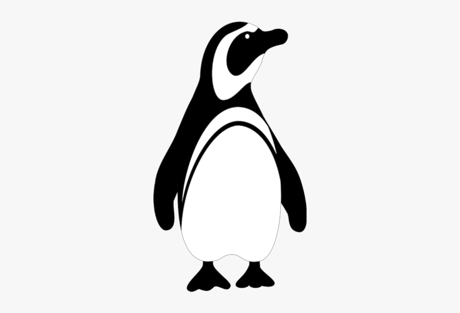 Penguin Emperor Clipart Transparent Clip Art Black - Clip Art Black And White Penguin, Transparent Clipart