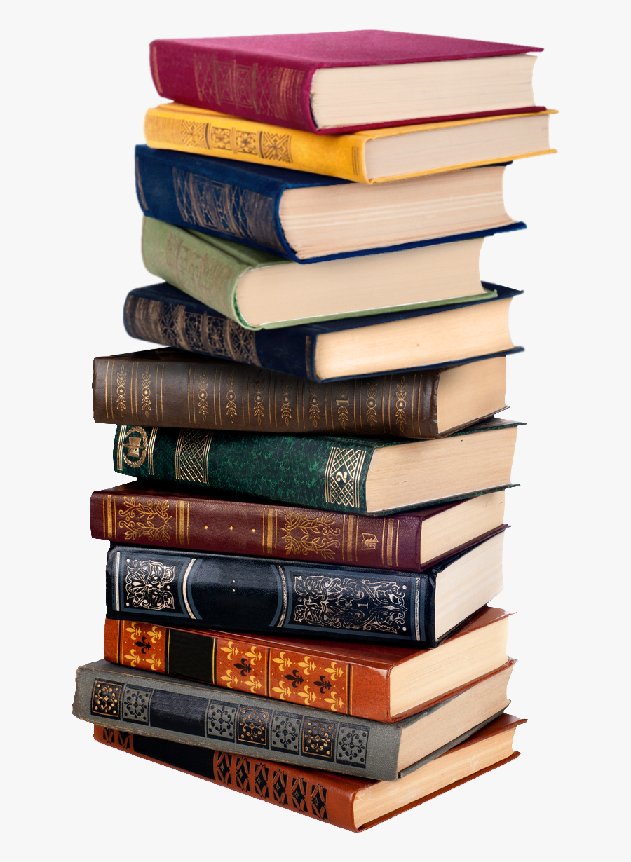 Library Books Png - Pile Of Books, Transparent Clipart