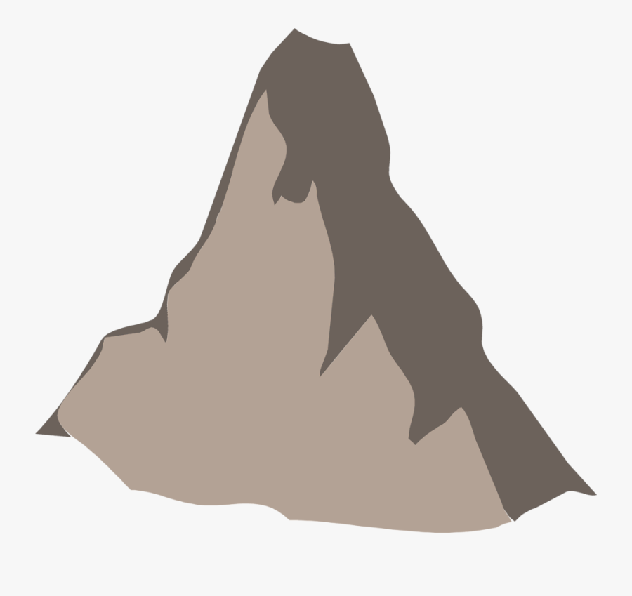 Moutain Vector Mountain Peak - Mountain Peak Clip Art, Transparent Clipart