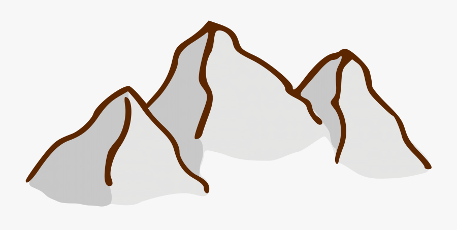 Transparent Mountain Clip Art - Mountain Symbol On A Map, Transparent Clipart