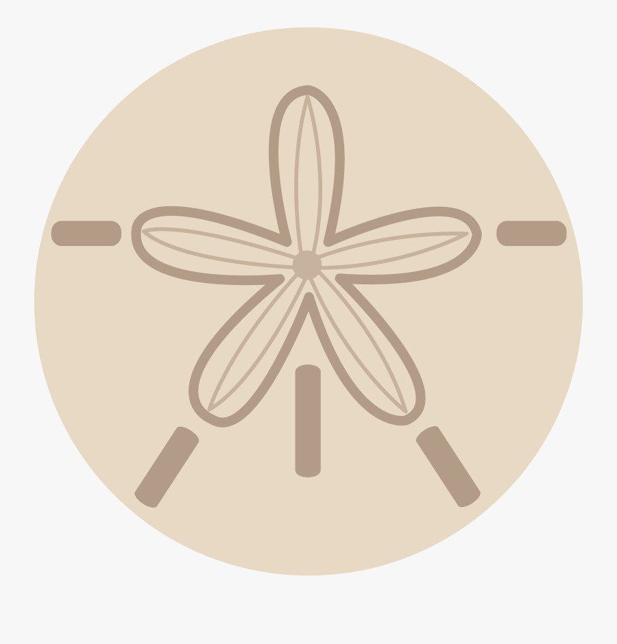 Sand Dollar Shell Design - Blue Sand Dollar Clipart, Transparent Clipart