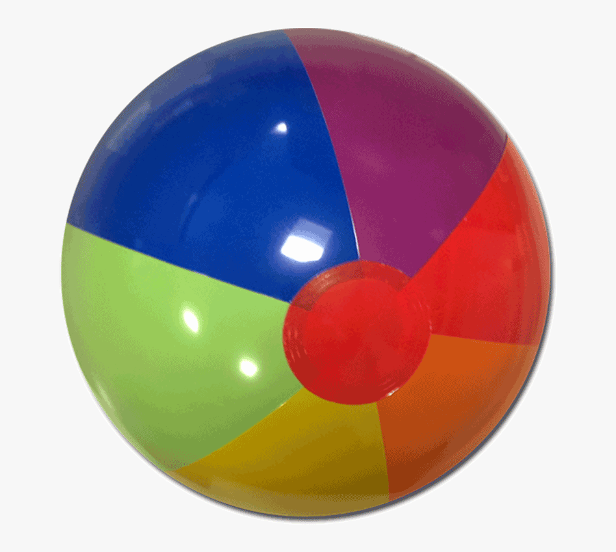 Red Orange Yellow Green Blue Purple Beach Ball, Transparent Clipart