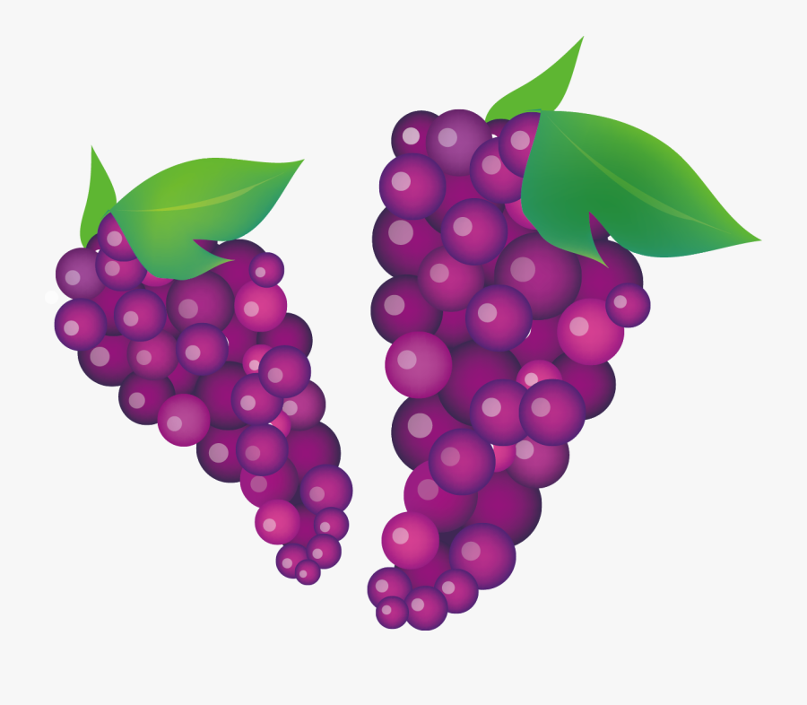 Transparent Green Grapes Clipart - Grape Vector, Transparent Clipart