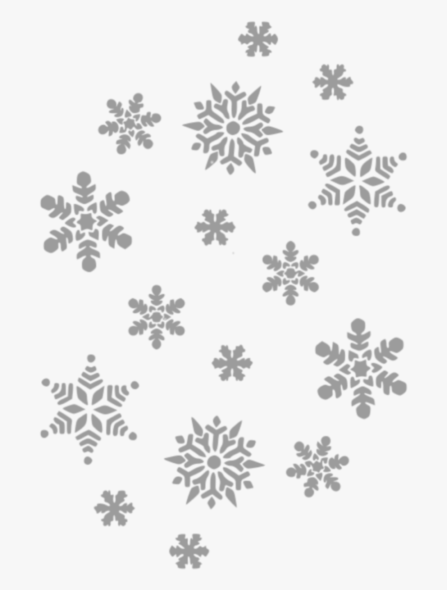 White Background Snowflakes, Transparent Clipart