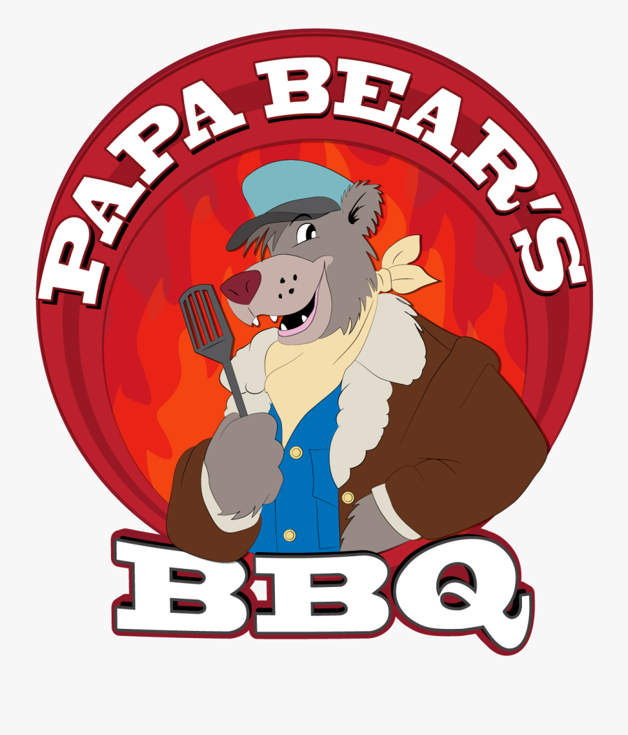 Transparent Barbecue Grill Clipart - Papa Bear Bbq, Transparent Clipart