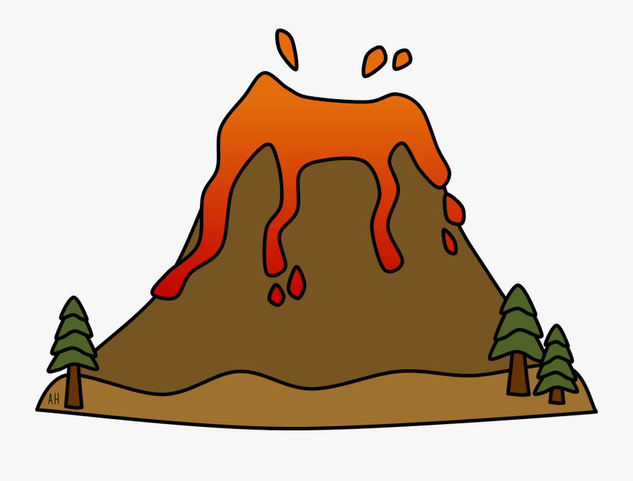 Volcano Clip Art Free - Shield Volcano Clipart, Transparent Clipart