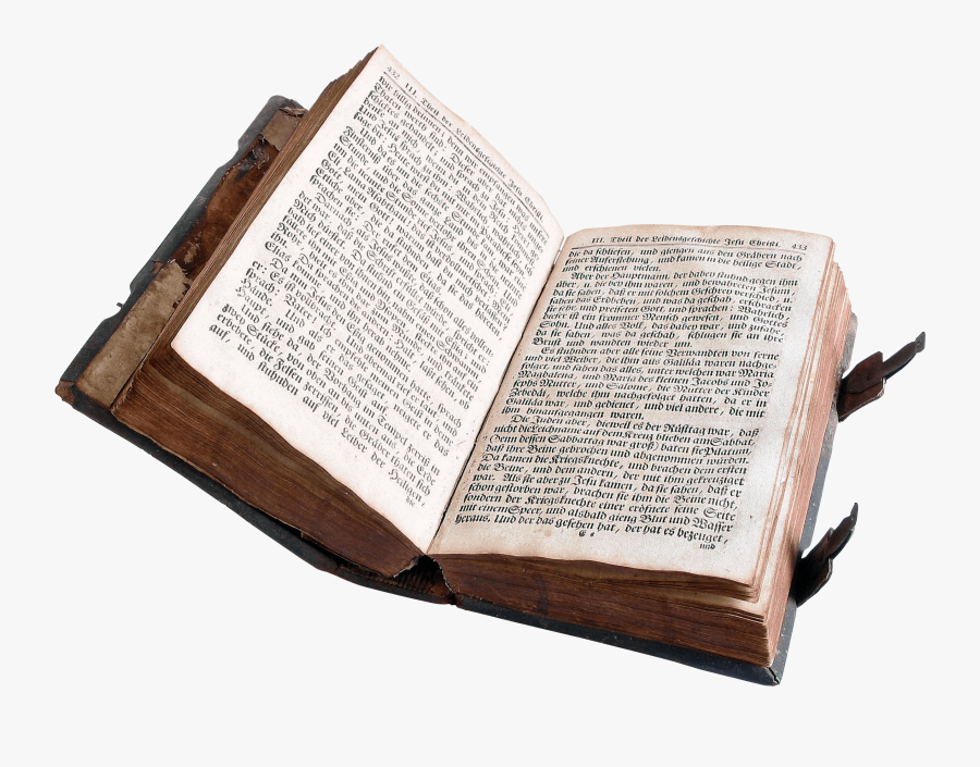 Clip Art Clipart Image - Old Book Transparent Background, Transparent Clipart