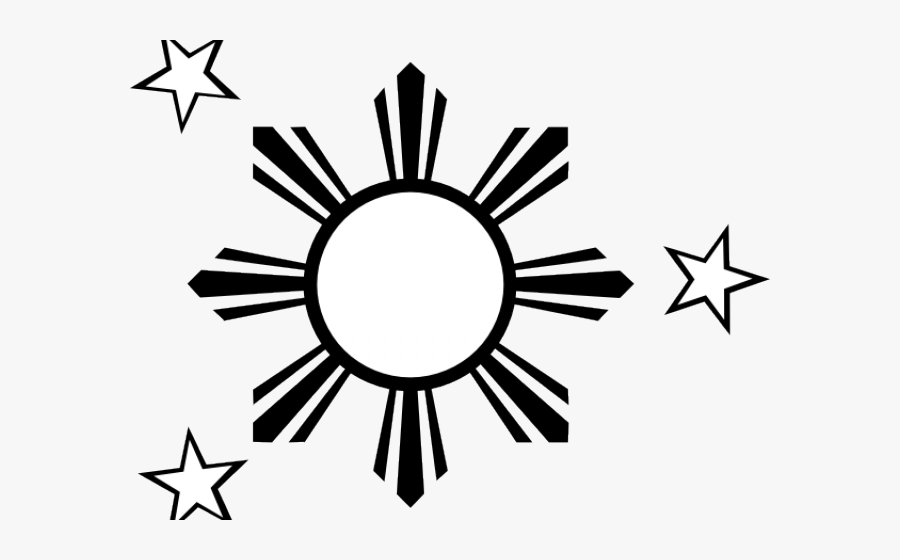 Sun Clipart Drawn - Sun Philippine Flag Vector, Transparent Clipart
