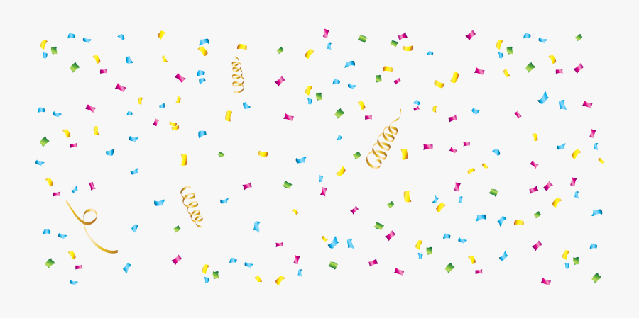 Confetti Blog Clip Art - Transparent Confetti Background Png, Transparent Clipart