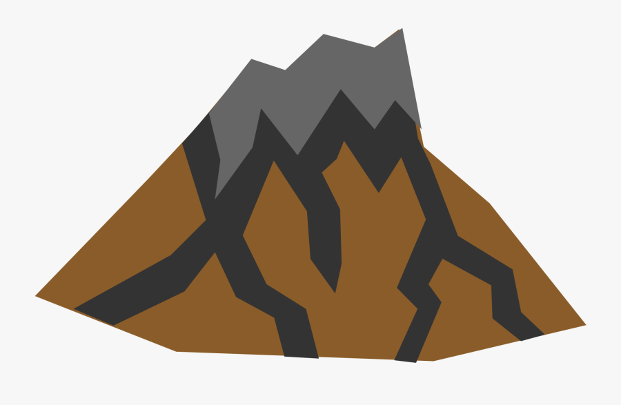 Volcano Clip Art Vector Free - Dormant Volcano Clipart, Transparent Clipart