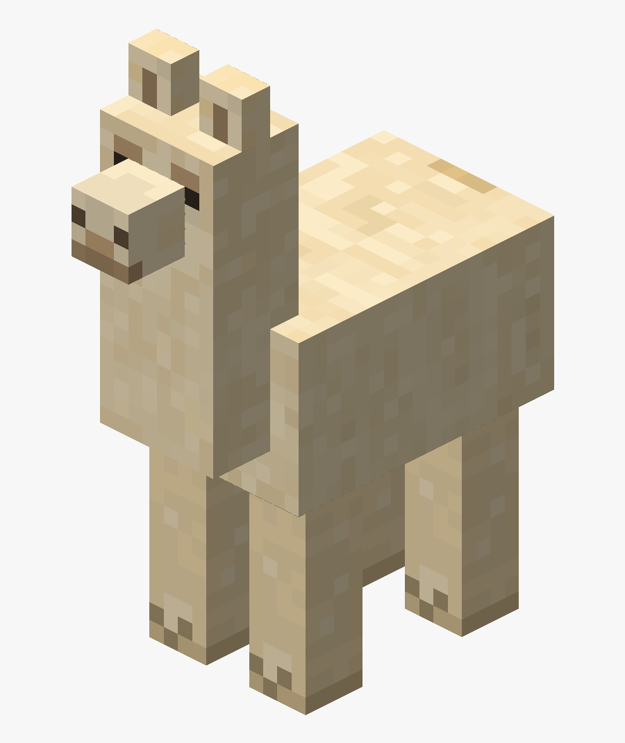Clip Art Alpacas Minecraft - Minecraft Llama, Transparent Clipart