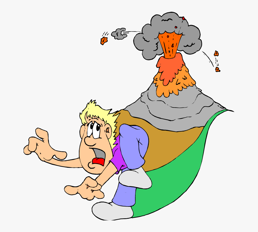 Volcano Clipart 2 Image - During Volcanic Eruption Clipart, Transparent Clipart