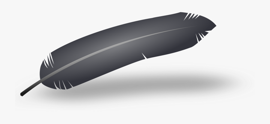 Clipart Black Feather - Black Feather Clipart, Transparent Clipart