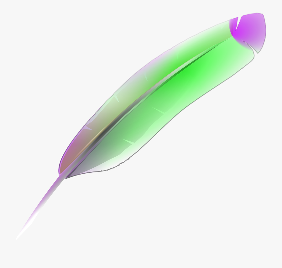 Feather Svg Clip Arts - Pena Bulu Png, Transparent Clipart