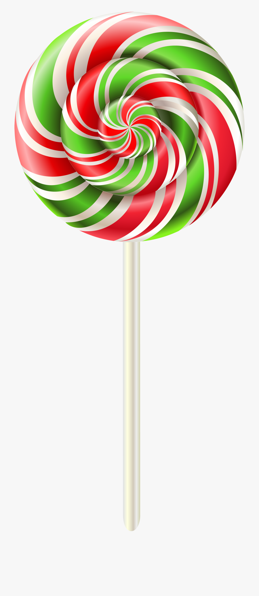 Rainbow Swirl Lollipop Transparent Png Clip Art Image - Lollipop Transparent Background, Transparent Clipart
