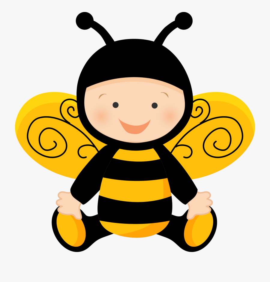 Baby Shower Invitations For Boys Bee Clipart , Png - Baby In Costume V1, Transparent Clipart
