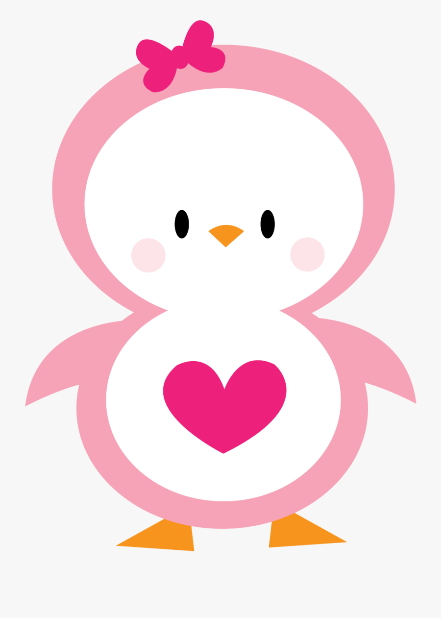 Photo By Daniellemoraesfalcao Minus - Pink Penguin Clipart, Transparent Clipart