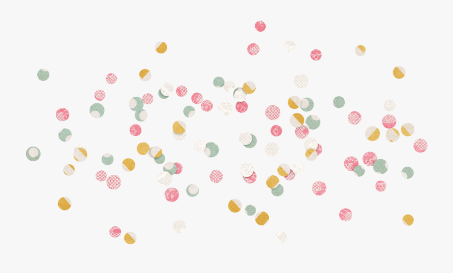 Confetti Clipart Png - Transparent Background Pink Confetti, Transparent Clipart