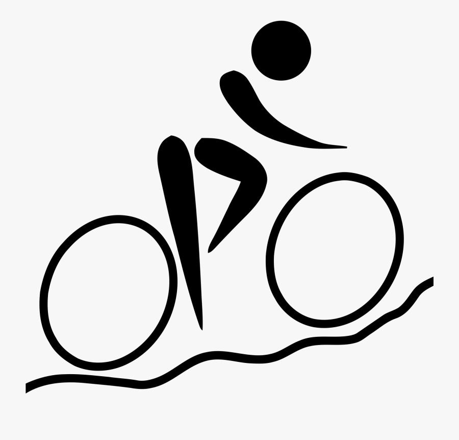 Olympic Mountain Cycling Logo Svg Clip Arts - Mountain Bike, Transparent Clipart