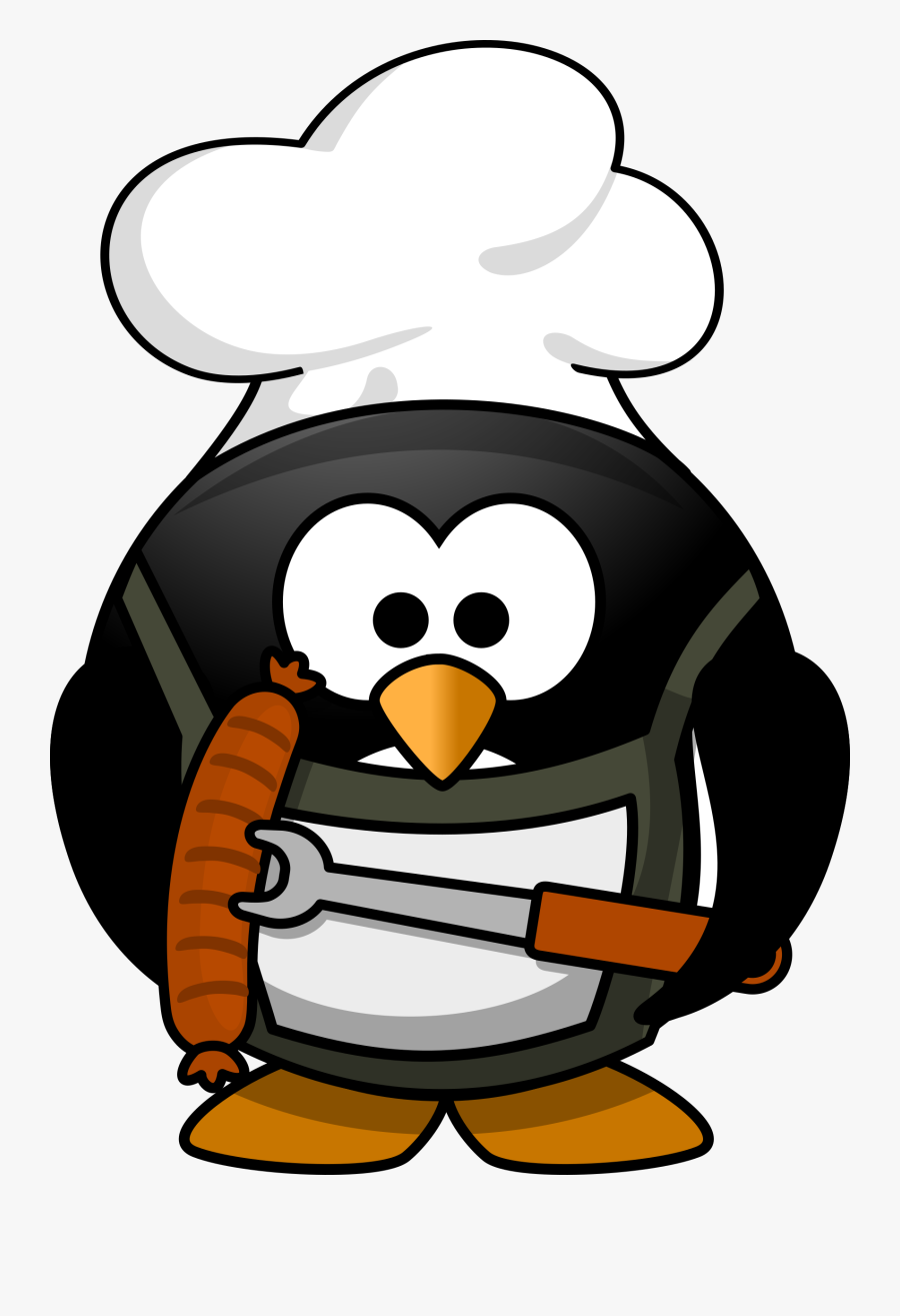 Bbq Penguin, Transparent Clipart
