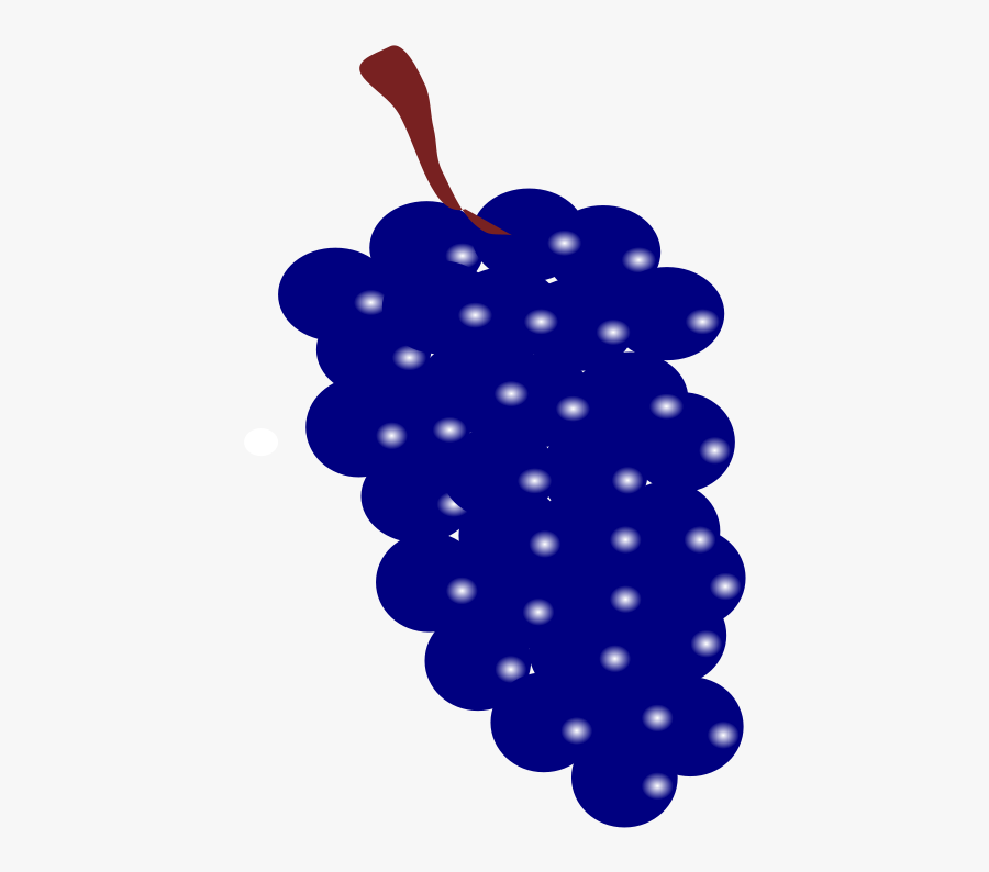 Grape,grapevine Family,food - Blue Grapes Clipart, Transparent Clipart