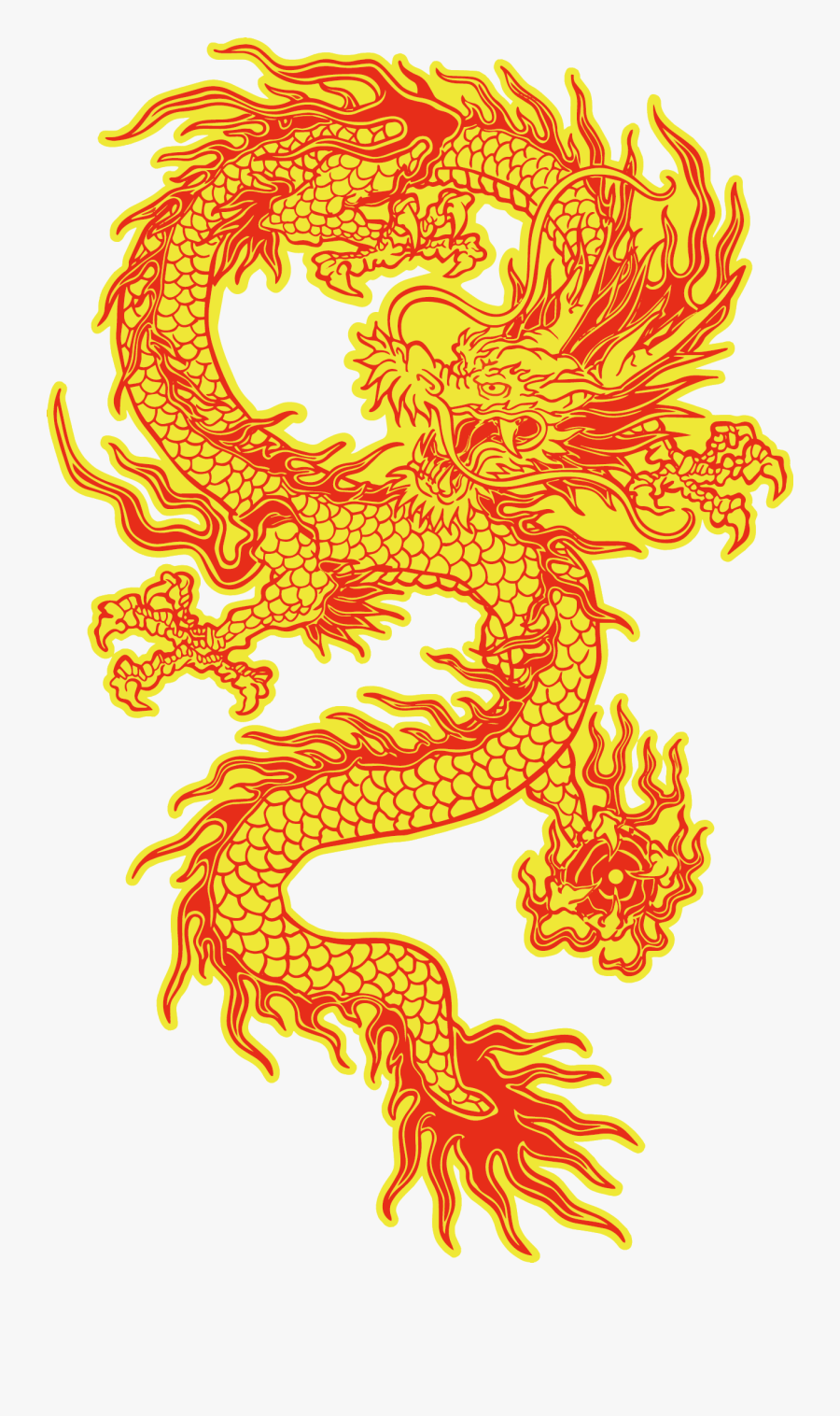 Chinese Dragon, Transparent Clipart