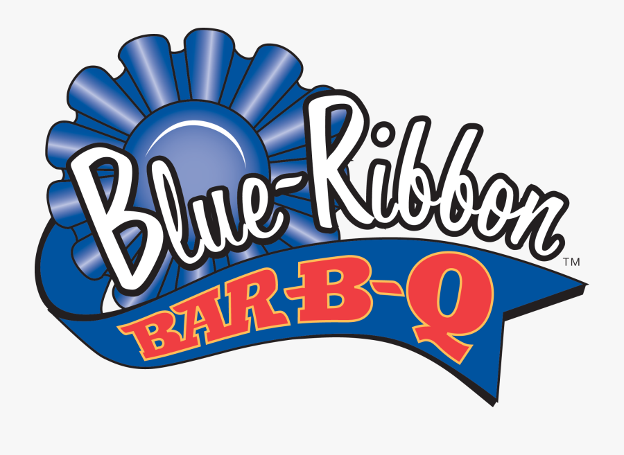 Blue Ribbon Bbq Logo, Transparent Clipart