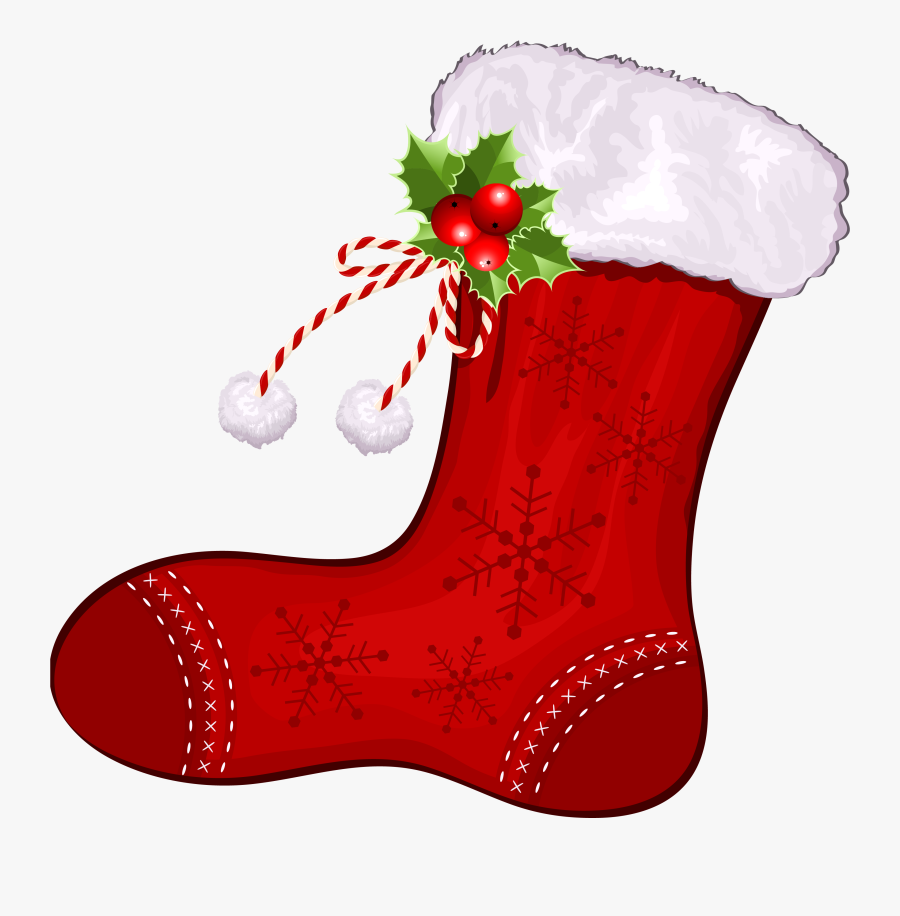 Clipart Transparent Christmas Stockings, Transparent Clipart
