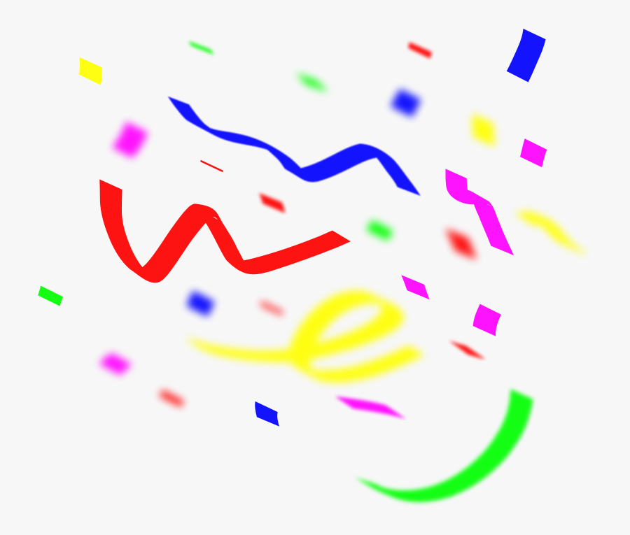 Confetti - Cartoon Confetti Clipart, Transparent Clipart