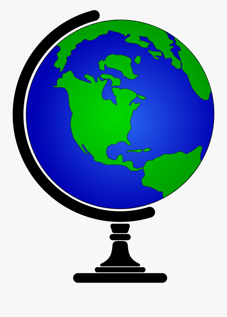Earth Clip Art , Png Download - Globe On Stand Png Clipart, Transparent Clipart