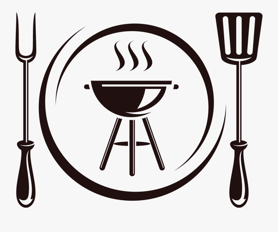 Tableware Barbecue Knife Cartoon - Churrasco Png, Transparent Clipart