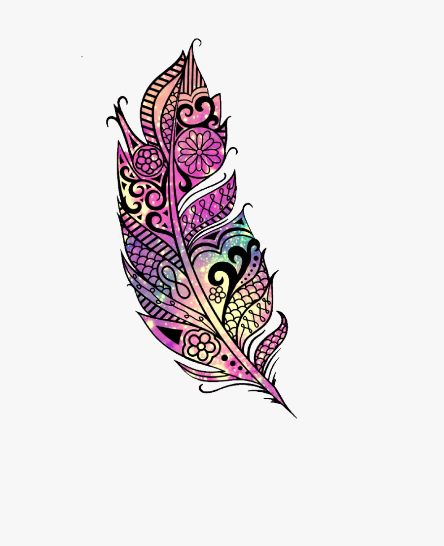 Peacock Clipart Glitter - Mandala Feather, Transparent Clipart