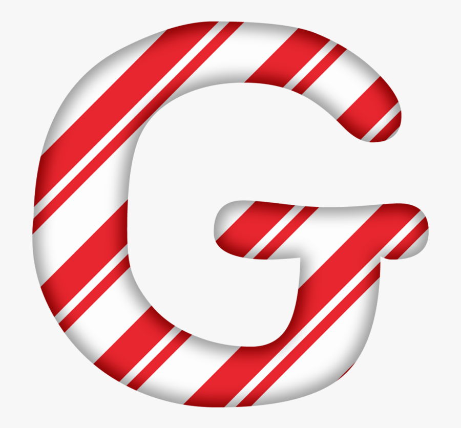 Transparent Cane Clipart - Christmas Letter C Png, Transparent Clipart