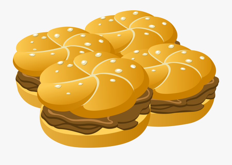 Bbq Clipart Bbq Burger - Beef On A Bun Clipart, Transparent Clipart