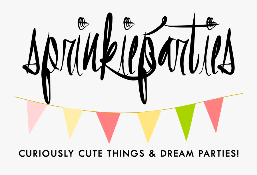 Sprinkie Parties Logo, Transparent Clipart
