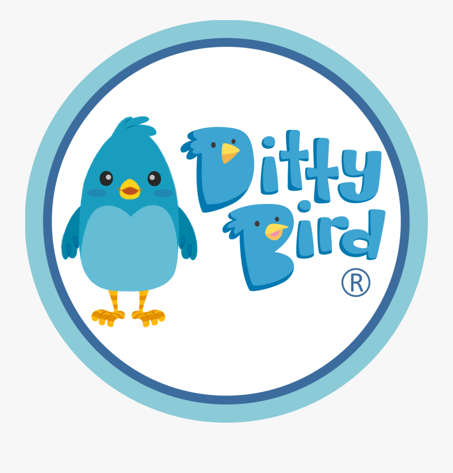 Ditty Bird Logo, Transparent Clipart