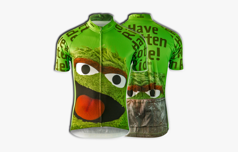 Oscar The Grouch Cycling Jersey - Oscar The Grouch Jersey, Transparent Clipart