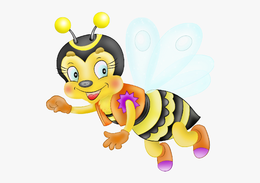 Cute Funny Bees - Honey Bee And Its Hive Drawing, Transparent Clipart