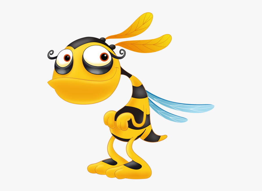 Transparent Bee Clipart - Funny Bee, Transparent Clipart