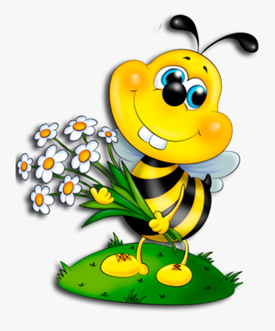 Transparent Cute Bee Clipart - Clipart Bee, Transparent Clipart