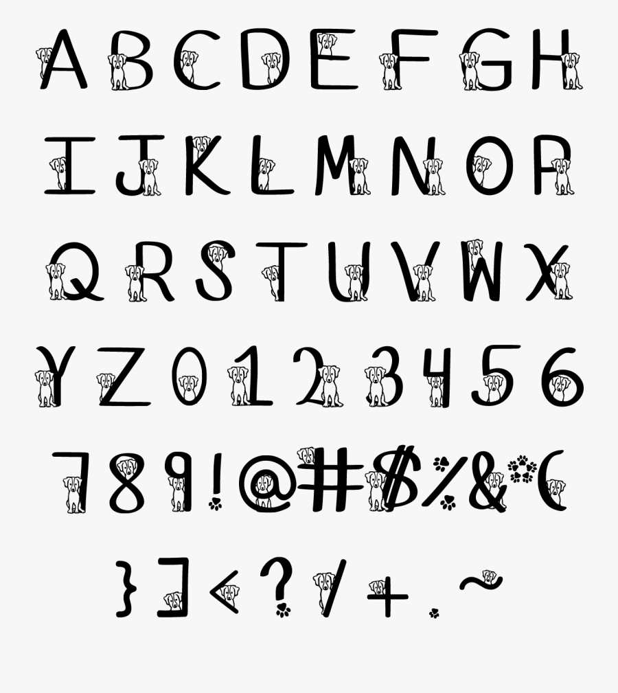 Ks Australian Shepherd Font Moon Dark - Calligraphy, Transparent Clipart