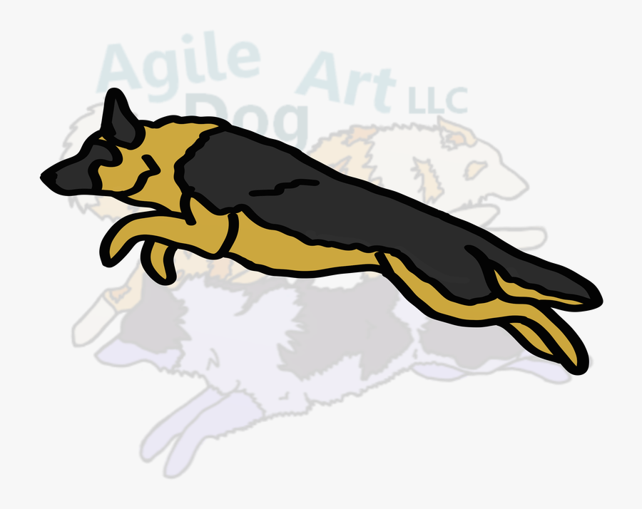 German Shepherd Dog, Transparent Clipart